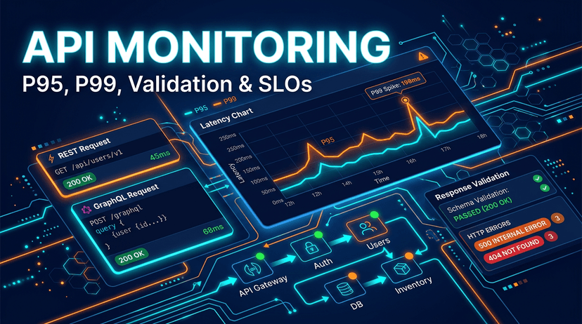 API Monitoring Best Practices for 2026: P95, P99, Synthetic Checks, and Response Validation