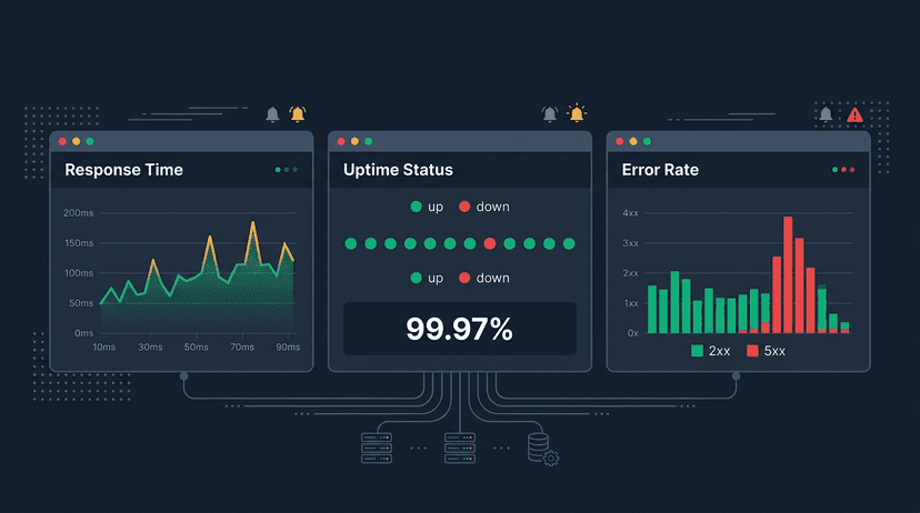 How Do You Monitor API Response Time, Uptime, and Error Rates in Real Time?