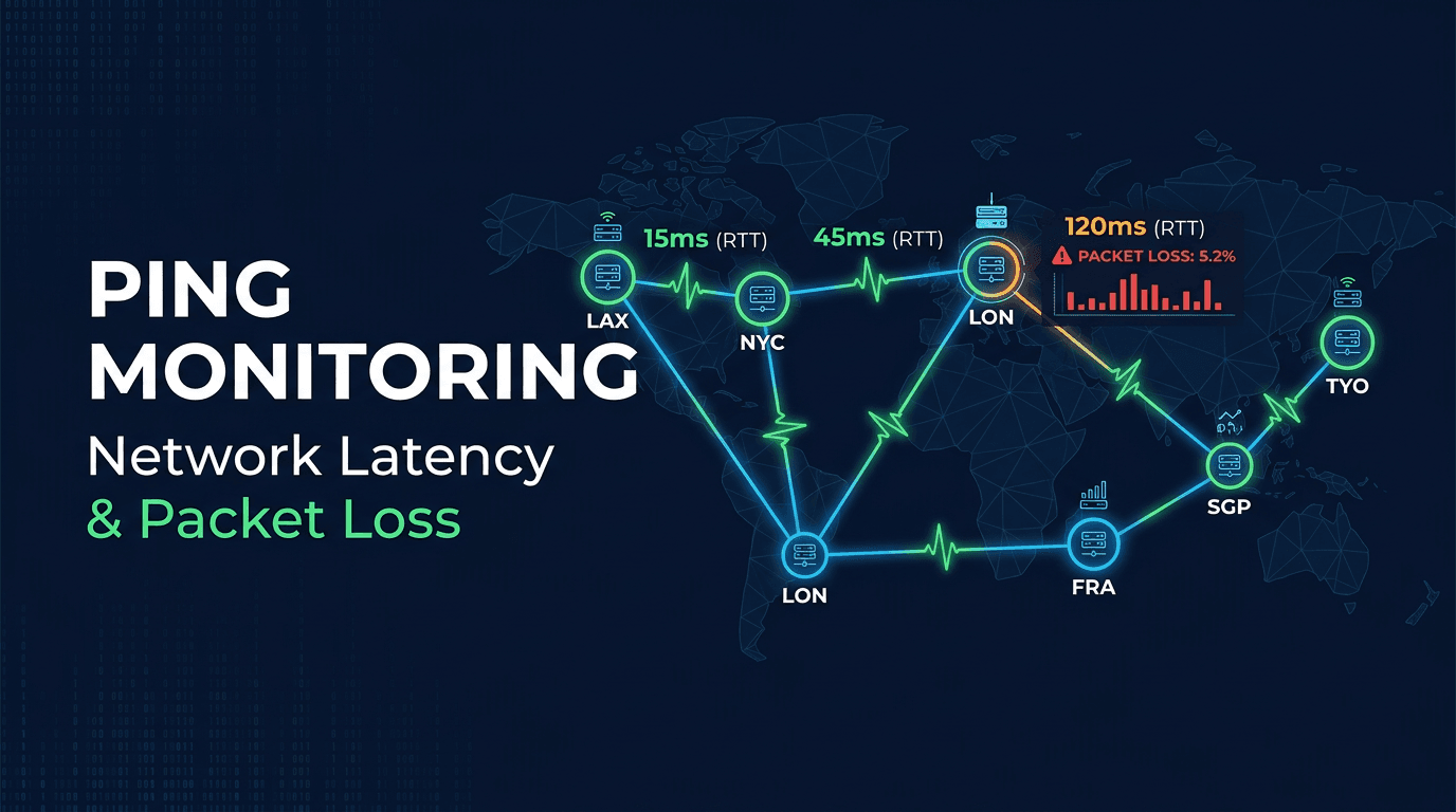 Leitfaden zur Ping-Überwachung: Latenz, Paketverlust und Netzwerkerreichbarkeit