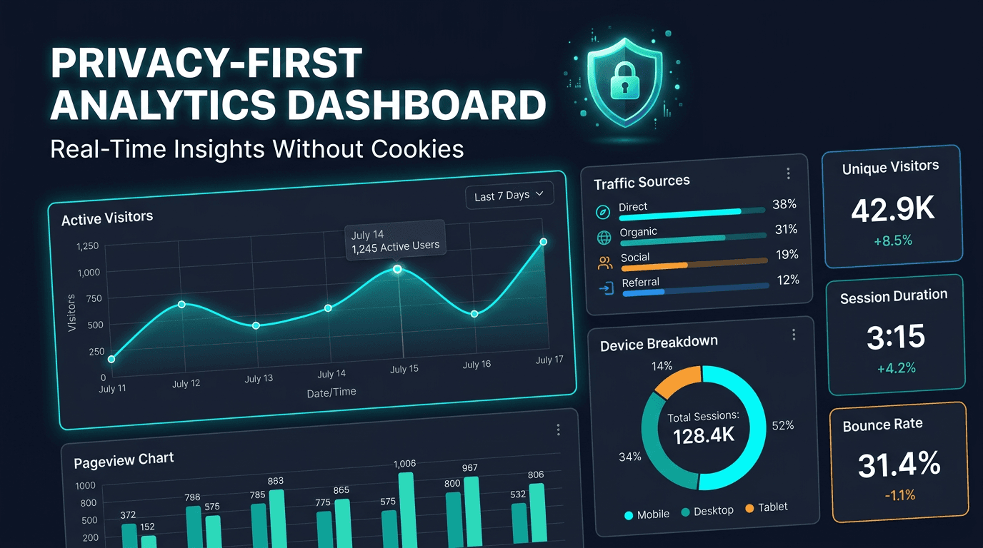 Privacy-First Analytics Dashboard Guide for 2026: Real-Time Insights Without Cookies