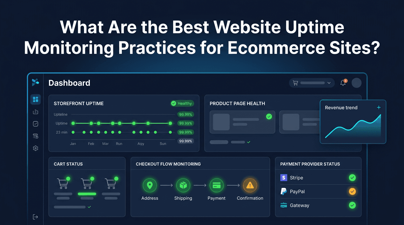 What Are the Best Website Uptime Monitoring Practices for Ecommerce Sites?